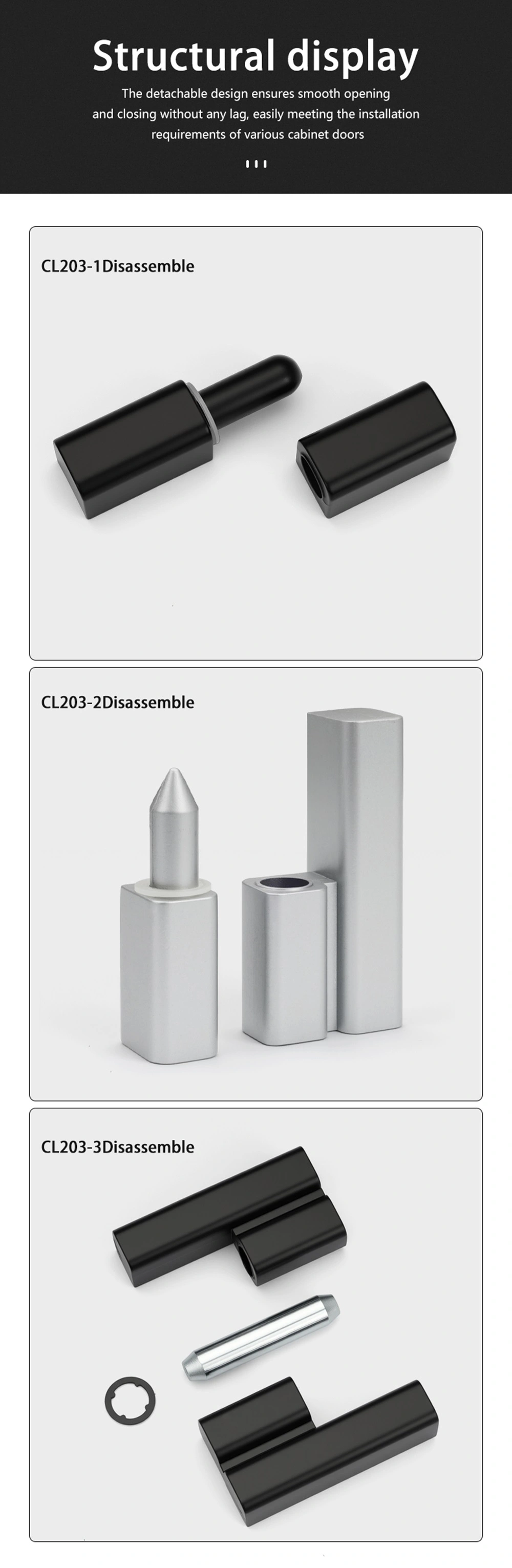 Coaxial Switchgear Hinge