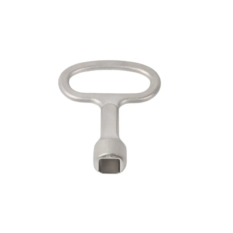 Ruostumattomasta teräksestä valmistettu neliö avain