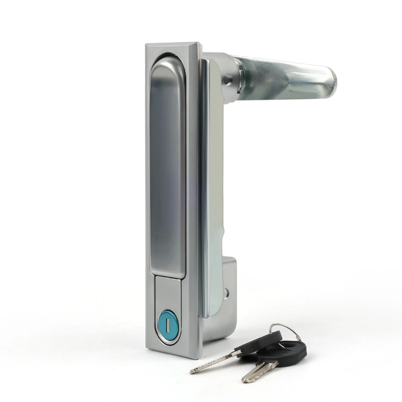 Sinkkiseoksesta valmistettu kotelon oven lukko